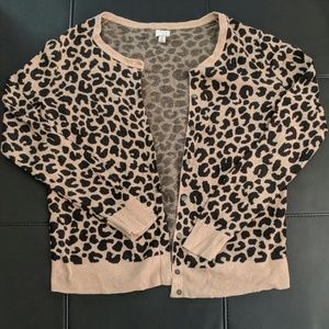 Leopard Print Cardigan